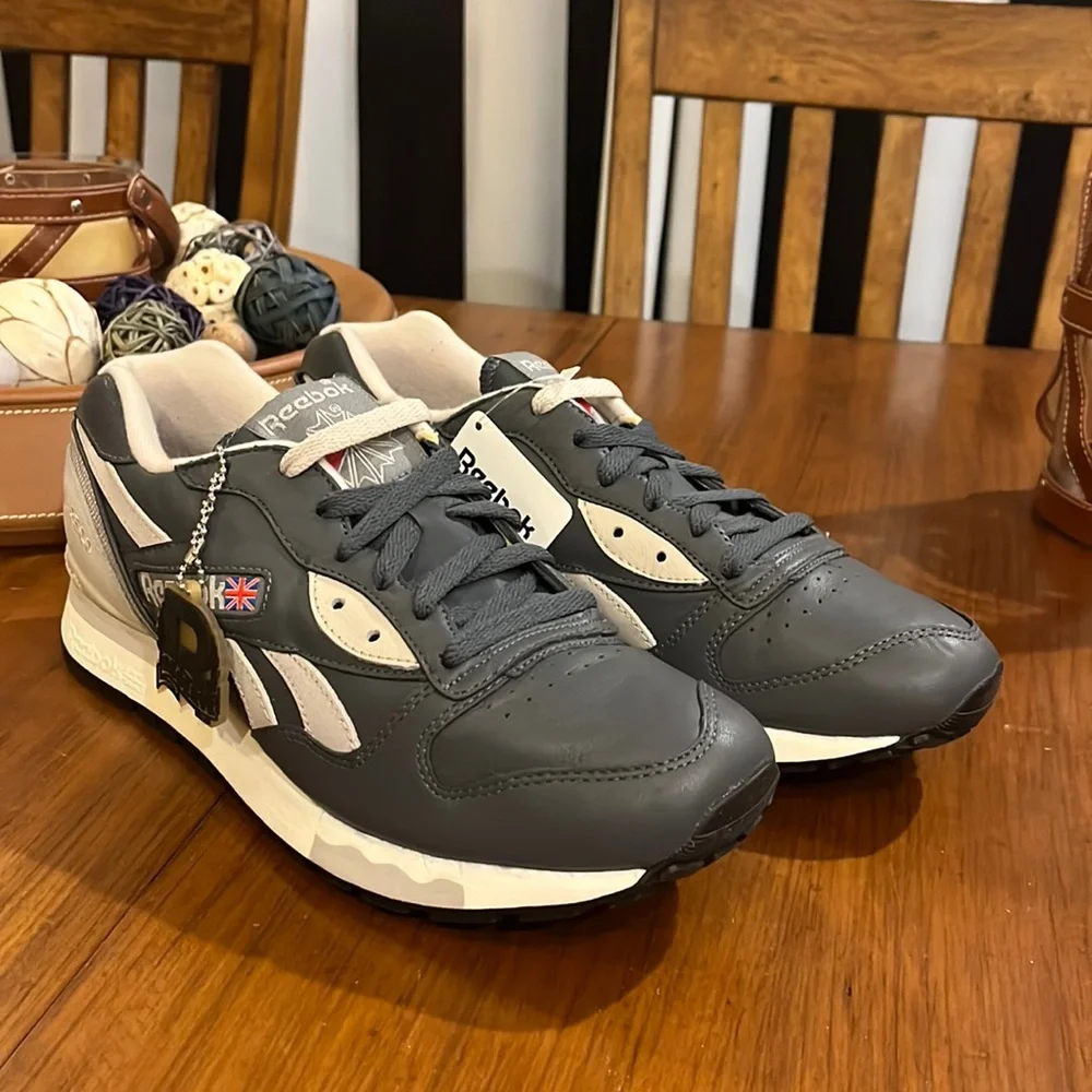 Reebok LX 8500 Classic Reserve Shoes Sneakers new M40688 grey leather Mens sizes